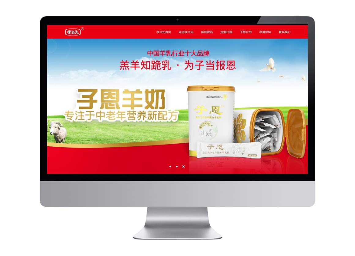 【孝當(dāng)先】集團(tuán)_品牌網(wǎng)站定制_大健康老年產(chǎn)品行業(yè)